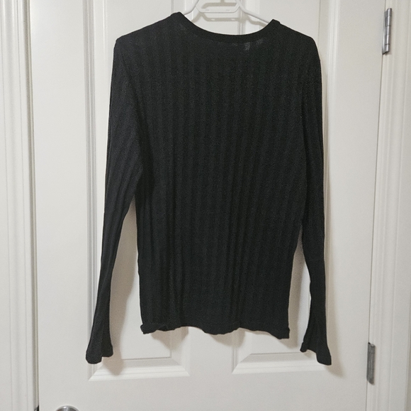 Armani Exchange black men's stretch  Long sleeve t small with zipper - Picture 6 of 7